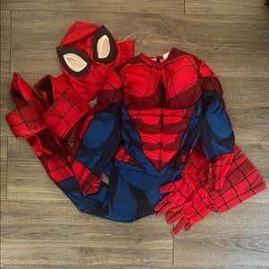 Kids Spider-Man Muscle Chest Costume- Small
